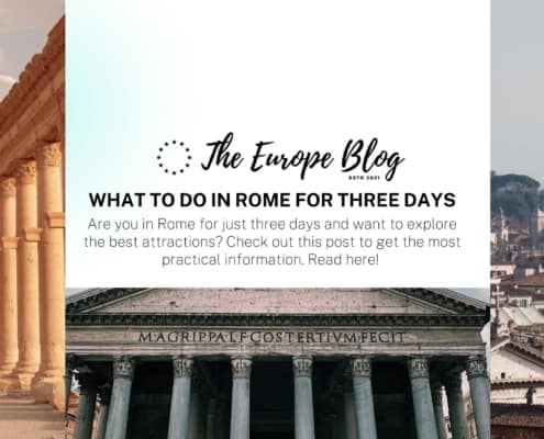 What to do in Rome for three days