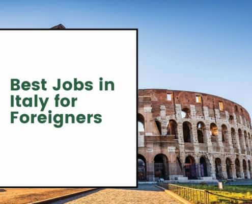 Best Jobs in Italy for Foreigners