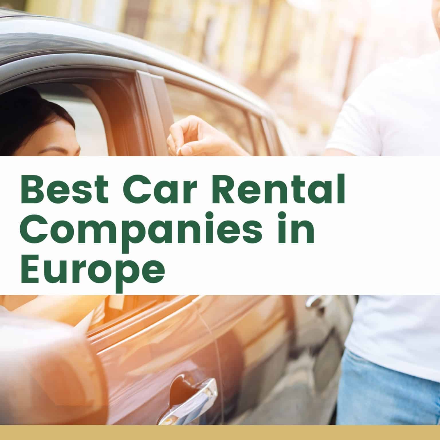 best rent a car company in europe