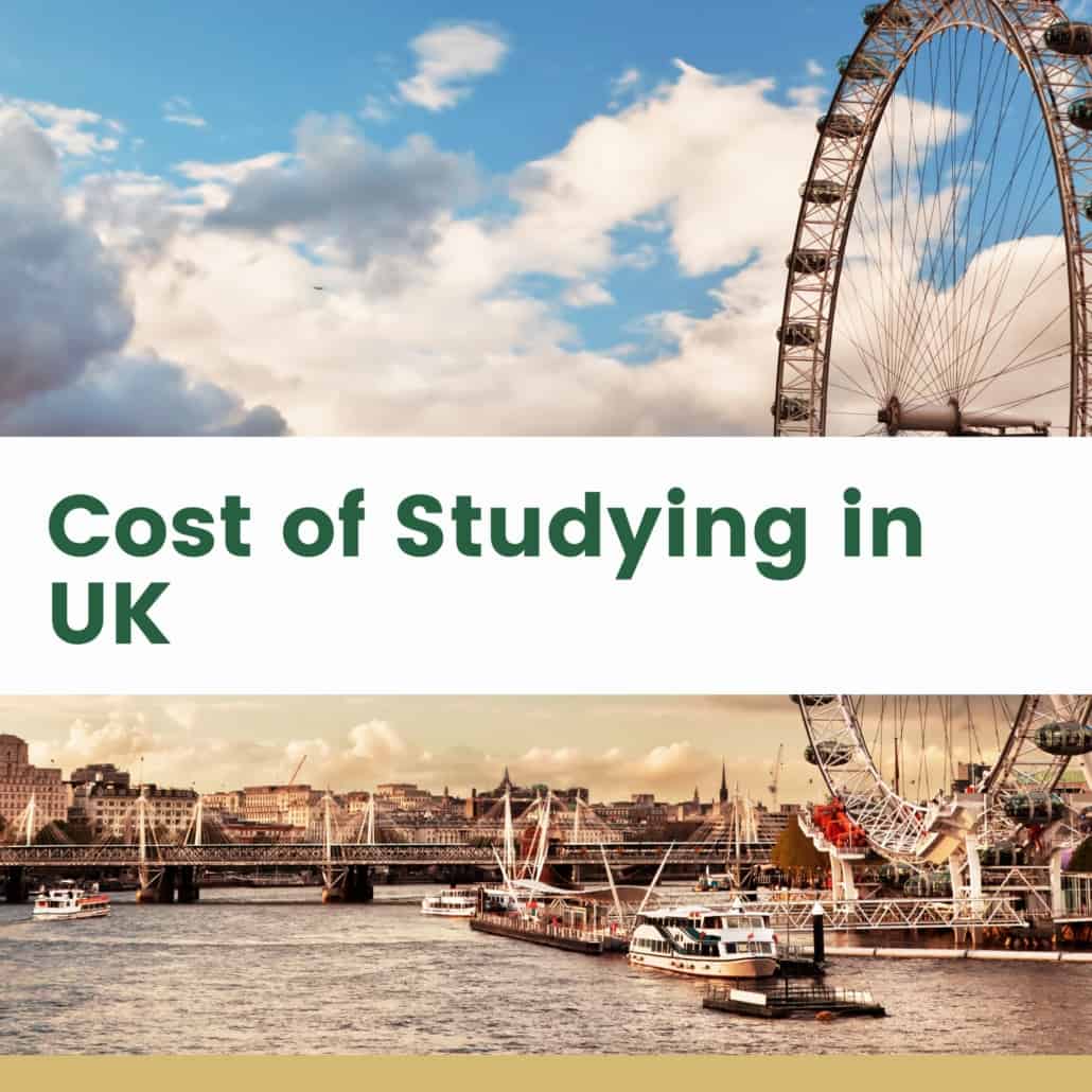 Cost of Studying in UK