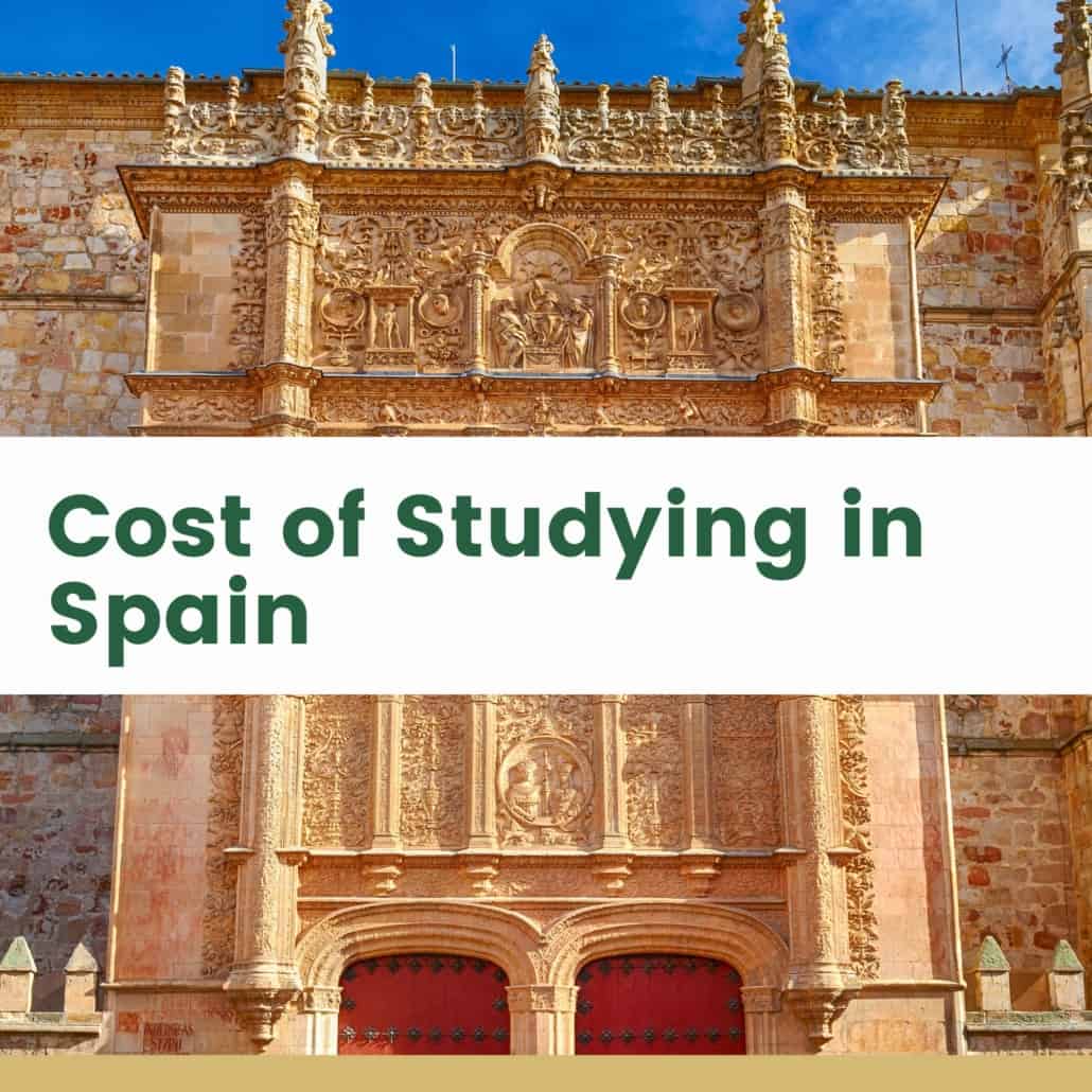 Cost of Studying in Spain